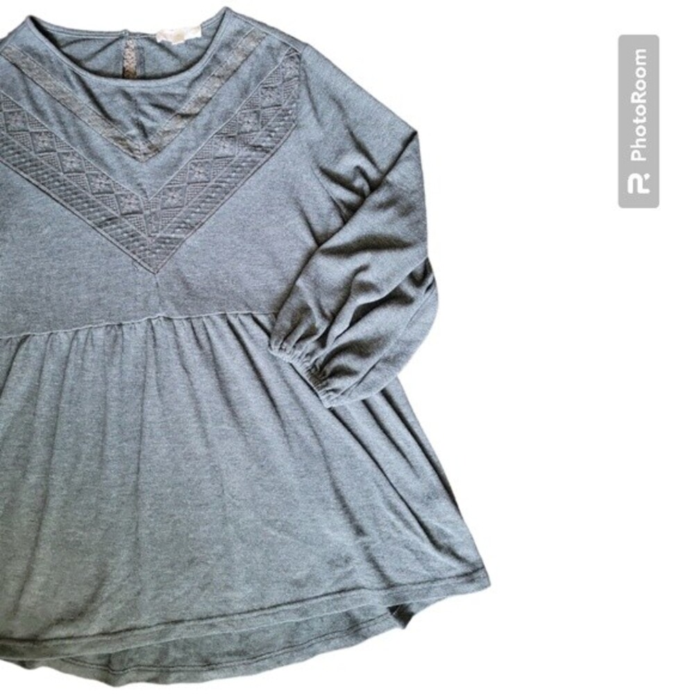 WEEKEND SUZANNE BETRO GREEN W LACE TOP - XL